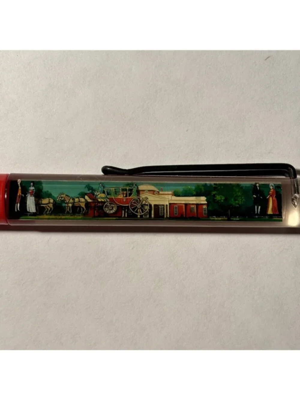 Monticello Home of Thomas Jefferson Virginia Floaty Pen Souvenir Horse Carriage
